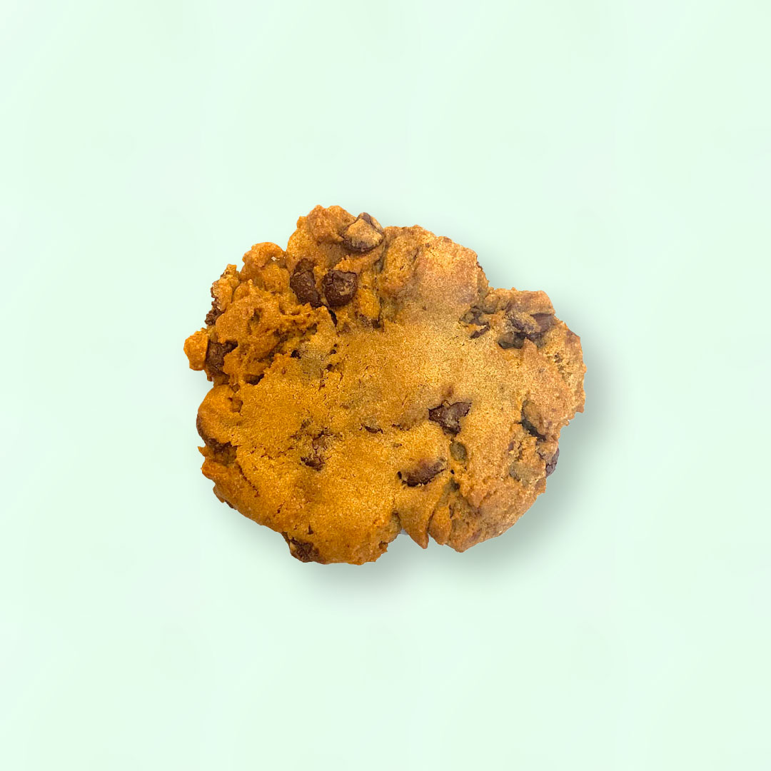 vegan chocolate chip cookie